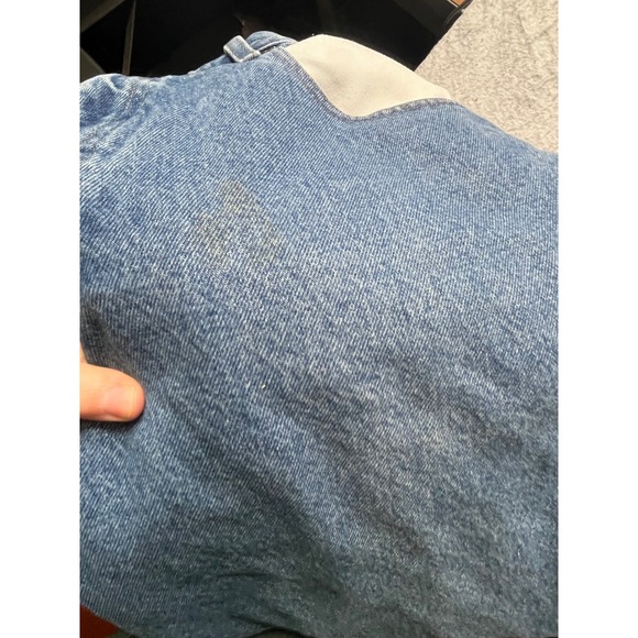 LL Bean Relaxed Fit Flannel Lined Jeans Mens 36x32 Blue Denim Straight Leg - Picture 3 of 7